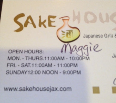 Sake House - Jacksonville, FL