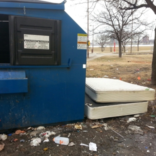 Hudson Lofts - Detroit, MI. Building trash disposal area