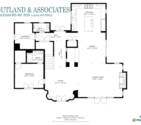 Outland & Associates Real Estate - Pismo Beach, CA. floor Plan