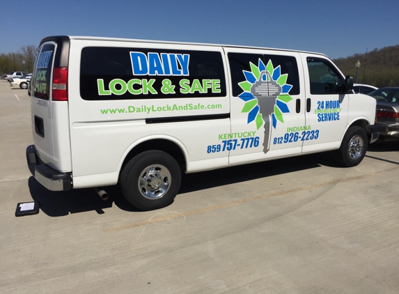 Dailey Lock & Safe LLC - Florence, KY. 2016. I actually locked my keys in the van while working for ivy tech community college.