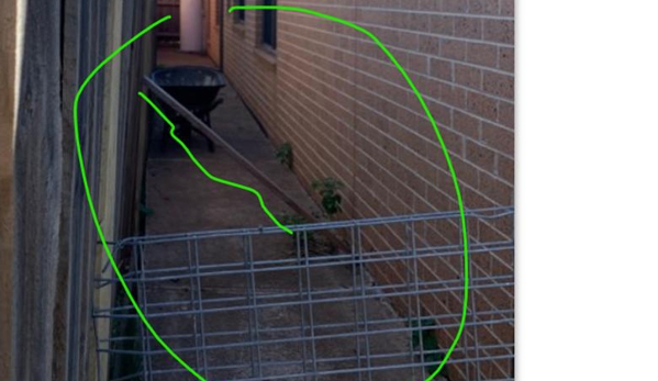 Competitive Fencing & Repairs - Maddingley, VIC. terrible job for a fence job by any standards , 2.7m and 1 post but only few planks and fence needing a support
