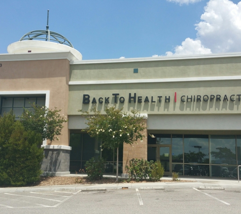 Back To Health Chiropractic Center - Santa Clarita, CA. Front of the building