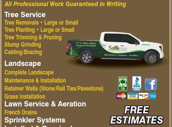 Sal's Landscape & Tree Service - Irving, TX