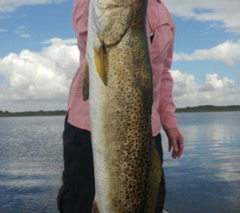 Fish on Guide Service - Corpus Christi, TX. Monster Trout 30 inches