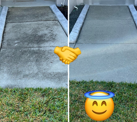 R & R Elite Pressure Washing LLC - Kissimmee, FL. Driveway and sidewalk pressure washing in Poinciana FL