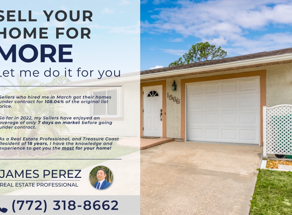 James Perez | Realtor - EXP Realty - Fort Pierce, FL