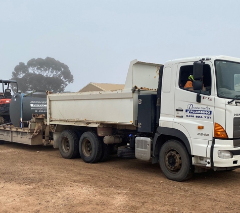 Peninsula Plumbing S.A. - North Moonta, SA. Truck with Trailer