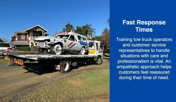 Geben Motors Towing - Beaudesert, QLD. Fast Response Times