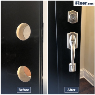 Fixer Denver - Denver, CO. Installed door lock set