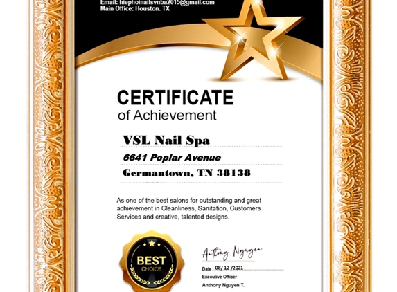 Vsl Nail Spa 1 - Germantown, TN