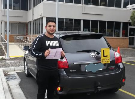 billy's driving school - Epping, VIC. A1 success as a manual driver