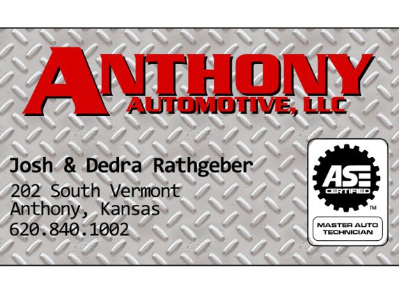 Anthony Automotive llc - Anthony, KS