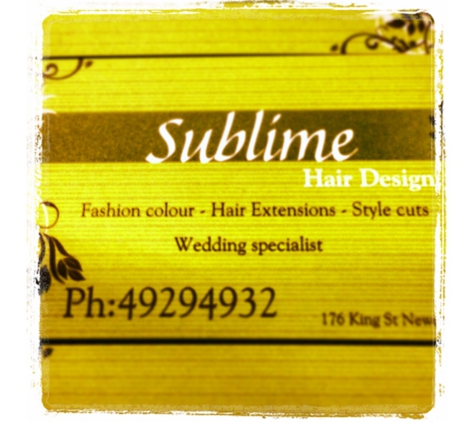 Sublime Hair Design - Newcastle, NSW