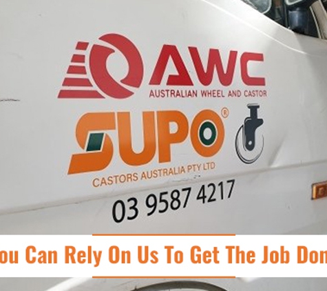 Supo Castors Australia Pty Ltd - Mordialloc, VIC. You Can Rely On Us To Get The Job Done