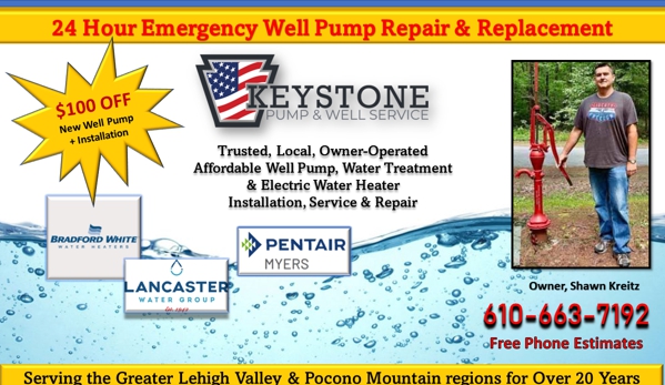 Keystone Pump & Well Service - Nazareth, PA