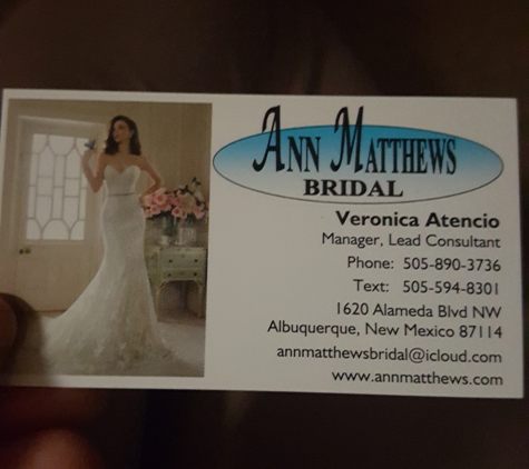 Ann Matthews Bridal - Albuquerque, NM