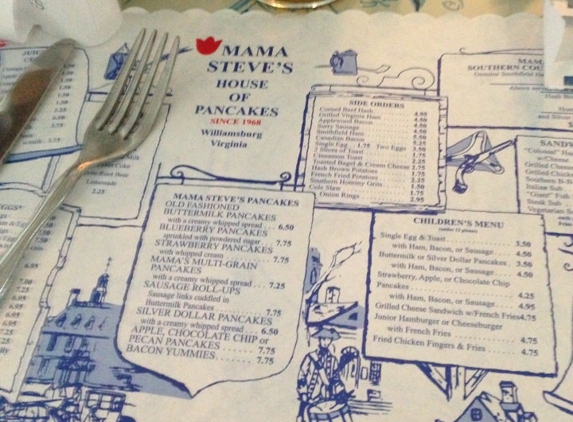 Mama Steve's House of Pancakes - Williamsburg, VA