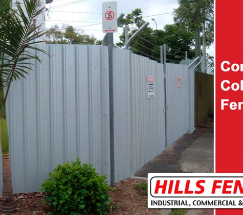 Hills Fencing Pty Ltd - Slacks Creek, QLD. Commercial Colorbond Fencing