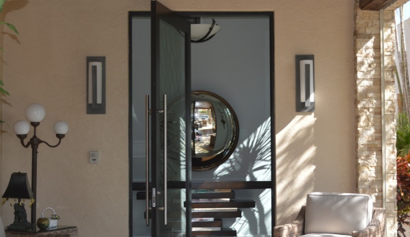 Impact Ready Glass - Bonita Springs, FL. Pivot doors