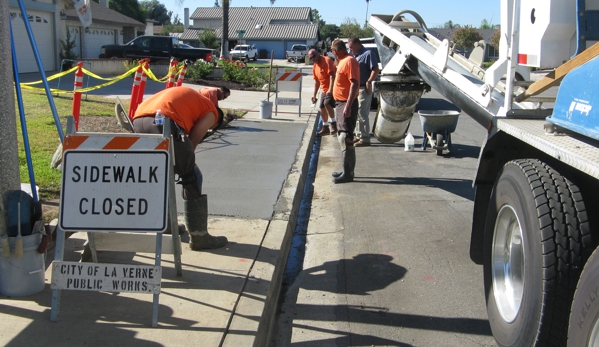 Short Load Concrete - Chino, CA. Jobsite