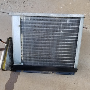 Twisted Air Refrigeration & Air Conditioning LLC - Laredo, TX. A/C #1 After the coil wash