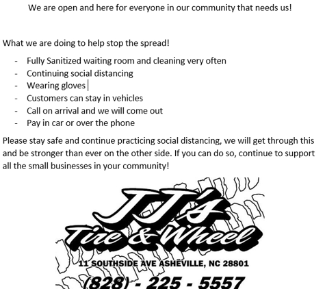 JJ’s Tire & Wheel - Asheville, NC