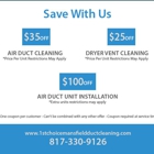 1st Choice Mansfield Duct Cleaning