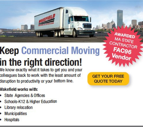 Wakefield Moving & Storage, Inc - Peabody, MA