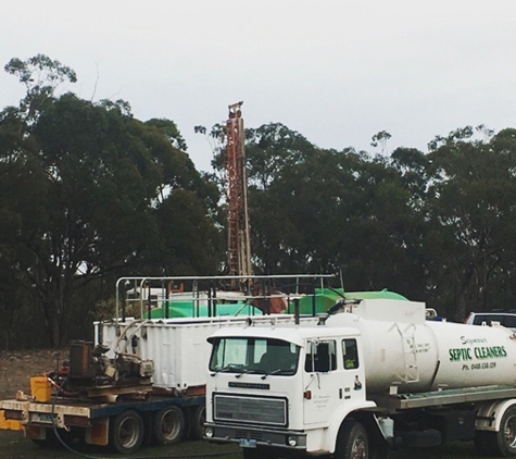 Seymour & District Septic Cleaning - Nagambie, VIC. Working alongside a core drilling project.