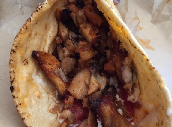 Open Sesame - Long Beach, CA. Chicken shawarma pita
