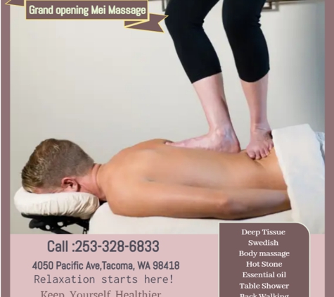 Grand opening Mei Massage - Tacoma, WA