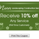Mann Landscaping Construction Services - Landscape Designers & Consultants