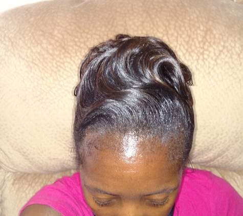 A Touch Of Te'Hair Studio - Baltimore, MD. Updo front