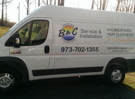 B & C Heating & Cooling LLC - Sussex, NJ