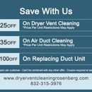 Dryer Vent Cleaning Rosenberg TX