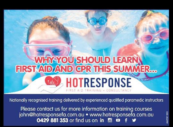 Hot Response First Aid Training & Consultancy - McCrae, VIC
