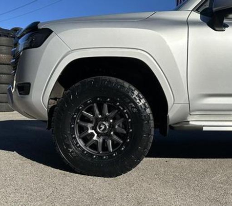 Associated Tyre & Wheel - Osborne Park, WA. My new lenso wheels & new tyres on Toyota Landcruiser