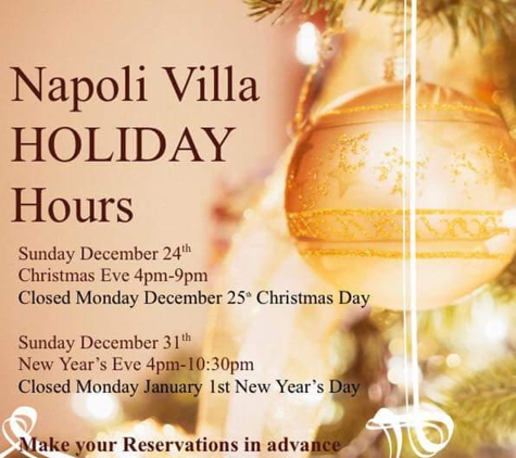 Napoli Villa Italian Restaurant - Beech Grove, IN