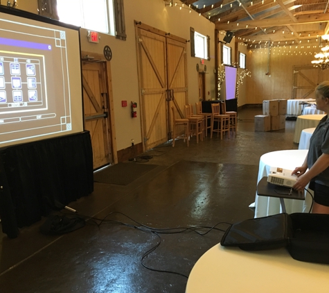All Audio Visual Services Inc. - Springdale, AR. General Mills event at Barn at the Springs