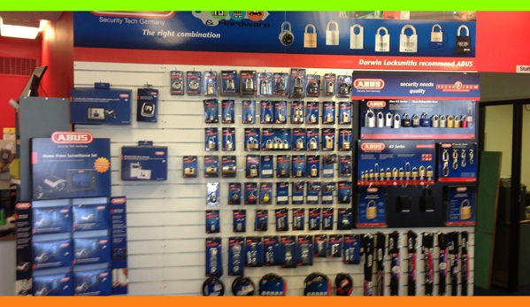 Darwin Locksmiths & Hardware - Darwin, NT. Large Retail Showroom With Workshop