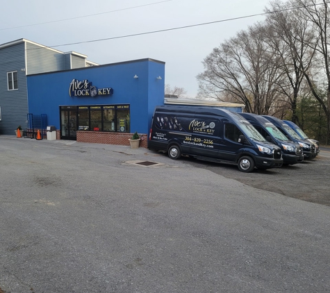 Ave's Lock & Key - Hedgesville, WV. Our storefront and fleet of vans ready to come to your aid in a moment's notice.