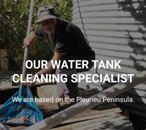 The Watertank Cleaning Company SA - Lower Inman Valley, SA. Our Water Tank Cleaning Specialist