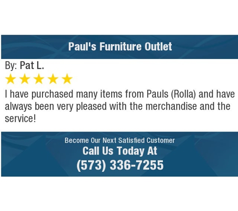 Paul's Furniture Outlet - Saint Robert, MO