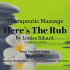 Here's The Rub Therapeutic Massage