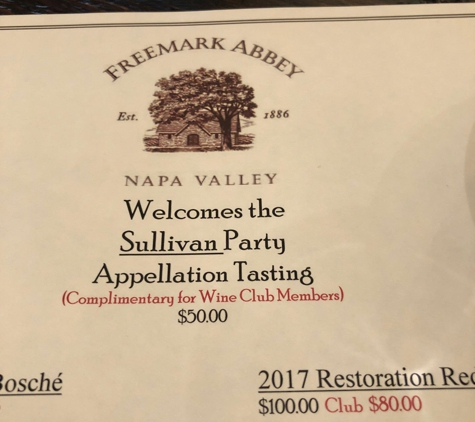 Freemark Abbey Winery - Saint Helena, CA