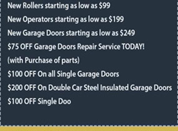 Superior Garage Repairs - Katy, TX