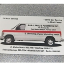 AAA-1 Paul's Plumbing Inc - Backflow Prevention Devices & Services