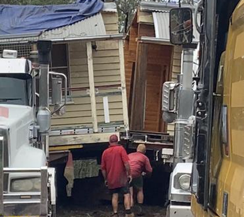 Elite House Removals Raising and Restumping - Logan Reserve, QLD. Lining her up!