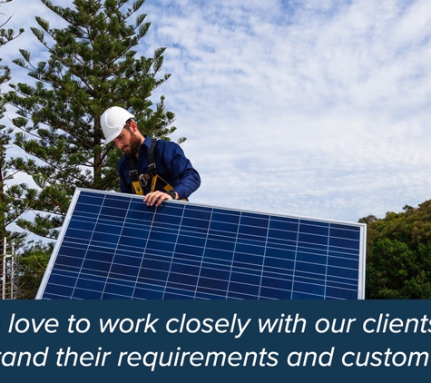 Vision Energy - Boyne Island, QLD. We love to work closely with our clients to understand their requirements and custom design.
