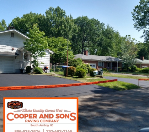 Cooper and Sons Paving - Parlin, NJ. Metuchen New Jersey best Paving near me driveway Cooper and Sons Paving Company